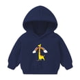 thumbnail image 1 of Odeerbi Kids Boys Girls Fleece Hoodies Printed Pullover Hooded Sweatshirts Fashion Casual Long Sleeve Printing Hooded Sweatshirt Tops Navy, 1 of 4