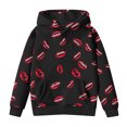 thumbnail image 1 of Odeerbi Kids Boys Girls Halloween Hoodies Printed Pullover Hooded Sweatshirts Oversized Crewneck Hooded Sweatshirt Kids Fashion Long Sleeve Pullover Tops 4-14 Years Red, 1 of 6