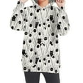 thumbnail image 1 of Odeerbi Kids Boys Girls Halloween Hoodies Printed Pullover Hooded Sweatshirts Oversized Crewneck Hooded Sweatshirt Kids Fashion Long Sleeve Pullover Tops 4-14 Years Beige, 1 of 6