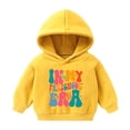 thumbnail image 1 of Odeerbi Kids Boys Girls Hoodies Printed Pullover Hooded Sweatshirts Fashion Casual Long Sleeve Printing Hooded Sweatshirt Tops Yellow, 1 of 3