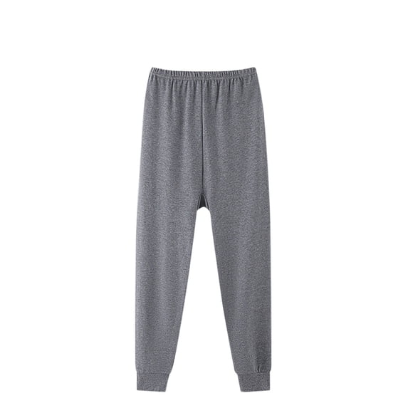 Odeerbi Kids Boys Girls Soft Cotton Pajama Pants Fall Winter Thermal Sleepwear Bottoms Loose Warm Pants Kids Long Johns Home Sleeping Pants Leggings Kids Clothes Gray