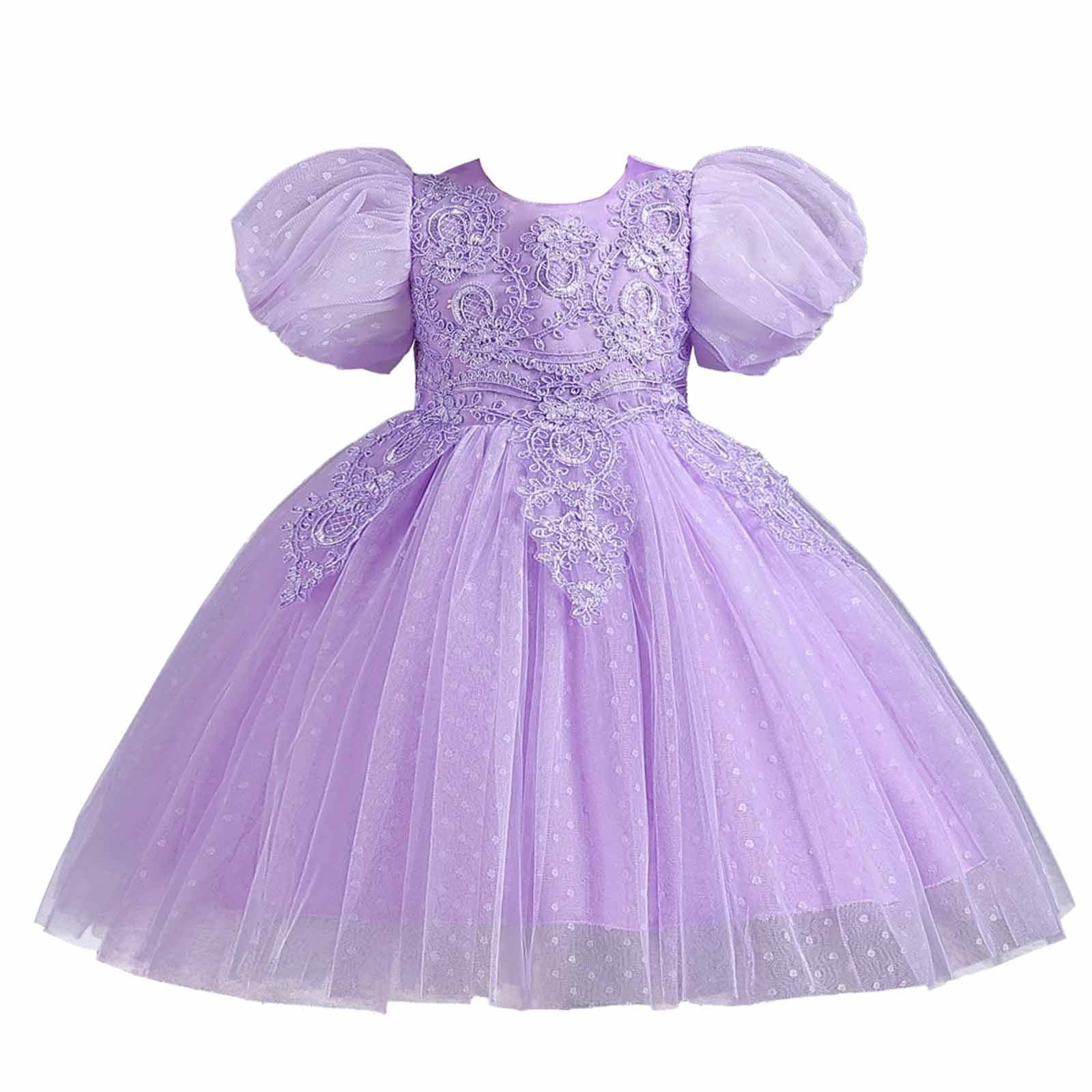 Odeerbi Kids Dress Toddler Girls Princess Dresses Tulle Dress Middle ...