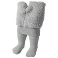 thumbnail image 1 of Odeerbi Kids Girls Fleece Lined Pantyhose Winter Thermal Stretchy Tights Pants Solid Color Plush Leggings Thick Jumpsuit Warm Pants Kids Clothes Gray, 1 of 4