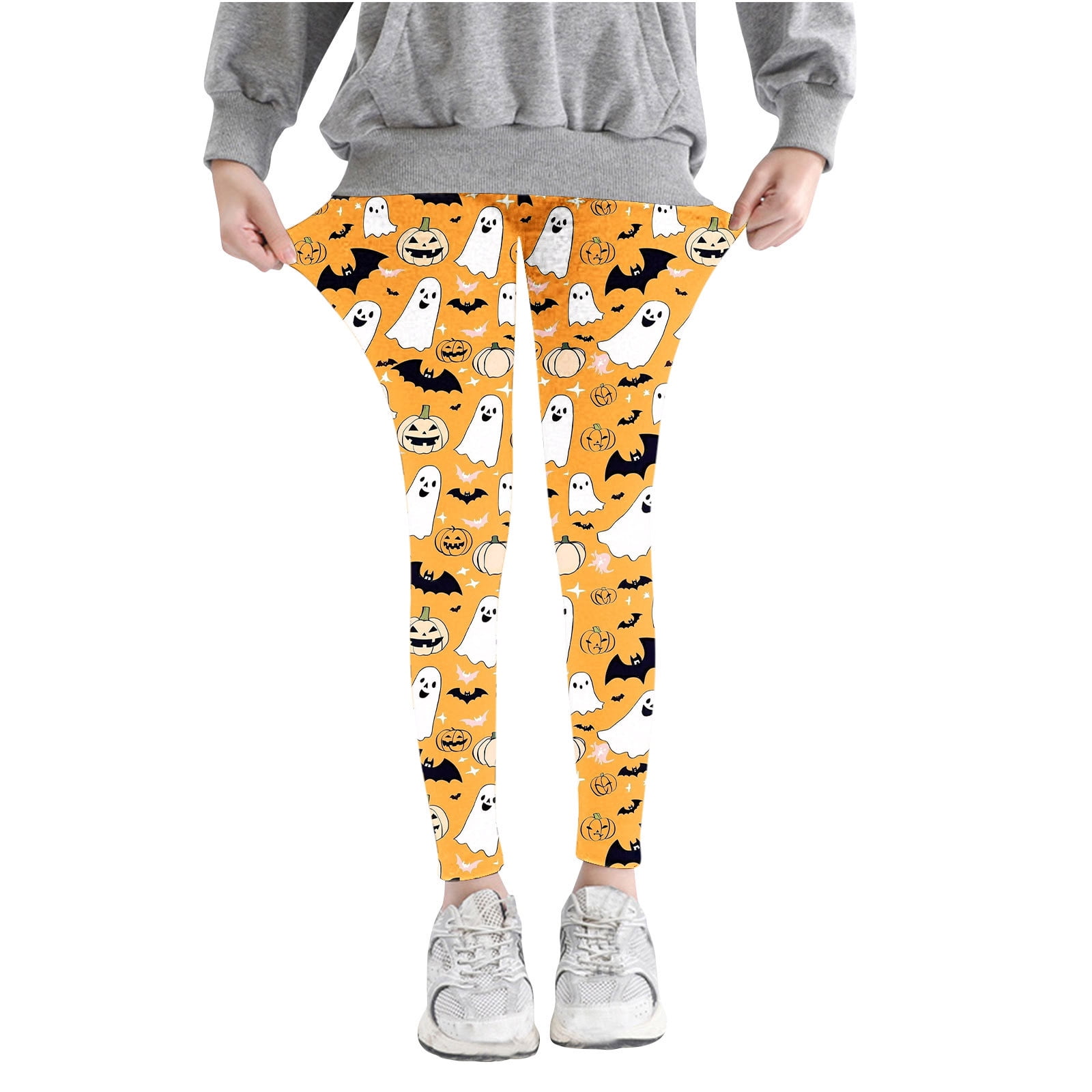 Odeerbi Toddler Girls Leggings Halloween Ghost Print Stretchy