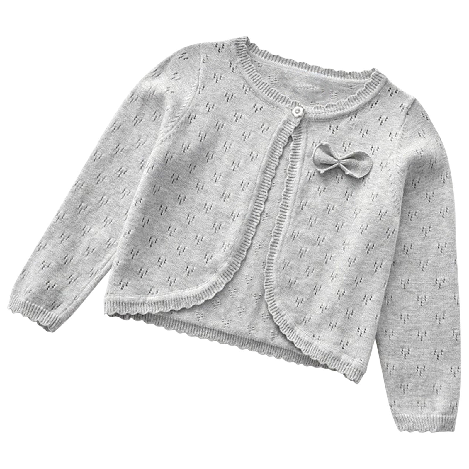 Odeerbi Kids Girls Shrugs Dress Cover Up Cropped Cardigan Fashion Solid ...