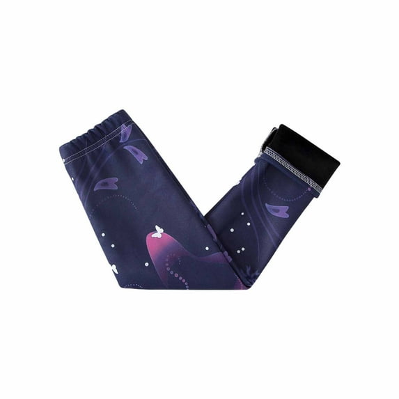 Odeerbi Kids Leggings Baby Tights Children's Pantyhose Spring Autumn Wear Thick White Cotton Bottoming Socks Leggings Purple