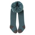 thumbnail image 1 of Odeerbi Kids Leggings Baby Tights Winter Girls Thickened Lined warmth Fleece Long Pants Leggings Green, 1 of 5