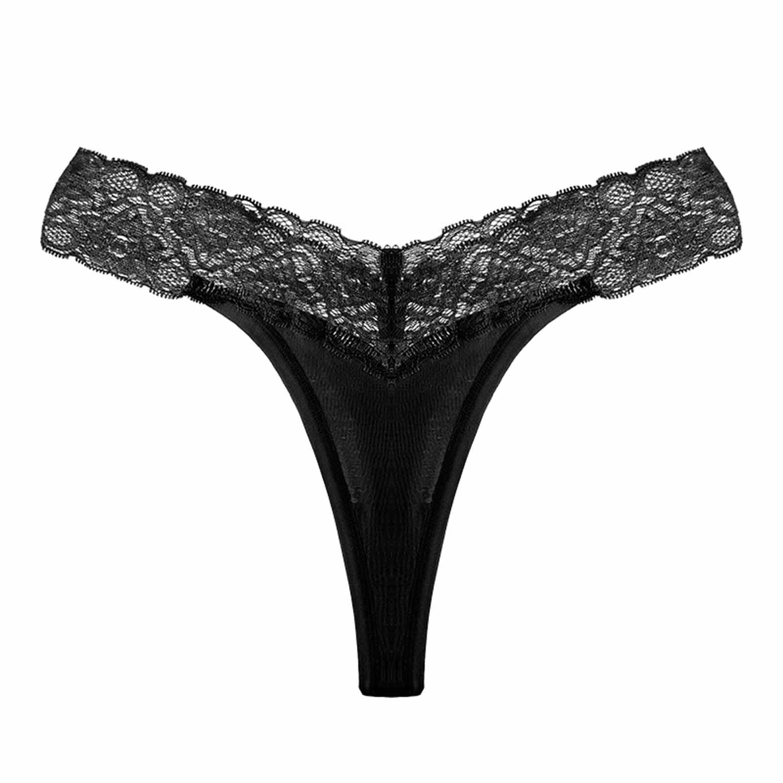 Odeerbi Lace Thong Underwear for Women 2024 Plus Size Perspective