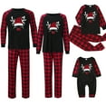 thumbnail image 1 of Odeerbi Matching Family Christmas Pajamas Sets Baby Romper Jumpsuits Matching Family Sets 2024 Casual Xmas Printed Home Wear Loungewear Sleepwear Jammies for Baby, 1 of 6