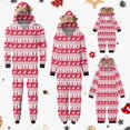 thumbnail image 1 of Odeerbi Matching Family Christmas Pajamas Sets Baby Romper Jumpsuits 2024 Fashion Xmas Print Family Jammies European And American Parent-Child Suit Loungewear Sleepwear for Baby, 1 of 5