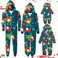 thumbnail image 1 of Odeerbi Matching Family Christmas Pajamas Sets Baby Romper Jumpsuits 2024 Fashion Xmas Print Family Jammies European And American Parent-Child Suit Loungewear Sleepwear for Baby, 1 of 3