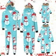 thumbnail image 1 of Odeerbi Matching Family Christmas Pajamas Sets Baby Romper Jumpsuits 2025 Fashion Xmas Print Family Jammies European And American Parent-Child Suit Loungewear Sleepwear for Baby, 1 of 3