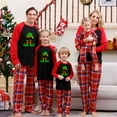 thumbnail image 1 of Odeerbi Matching Family Christmas Pajamas Sets Matching Family Home Wear Sets Xmas 2024 Casual Top with Bottom Outfits Loungewear Sleepwear Jammies for Dad, 1 of 8