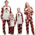 thumbnail image 1 of Odeerbi Matching Family Christmas Pajamas Sets Milk Fiber Sleepwear Parent-Child Warm Xmas Printed Home Wear Set Two-piece Jammies Set Loungewear for Kids, 1 of 6