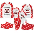 thumbnail image 1 of Odeerbi Matching Family Christmas Pajamas Sets Milk Fiber Sleepwear Parent-Child Warm Xmas Printed Home Wear Set Two-piece Jammies Set Loungewear for Kids, 1 of 8