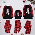thumbnail image 1 of Odeerbi Matching Family Christmas Pajamas Sets Plaid Sleepwear Baby Child Xmas Printed Top and Pants Family Matching Jammies Set Loungewear for Kids, 1 of 9