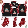 thumbnail image 1 of Odeerbi Matching Family Christmas Pajamas Sets Plaid Sleepwear Parent-Child Xmas Patchwork Plaid Printed Homewear Suits Round Neck 2024 Long Sleeve Two-piece Jammies Sets Loungewear for Kids, 1 of 4
