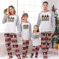 thumbnail image 1 of Odeerbi Matching Family Christmas Pajamas Sets Xmas Printed Warm Home Wear Set Parent-Child Jammies Two-piece Set Loungewear Sleepwear for Dad, 1 of 4