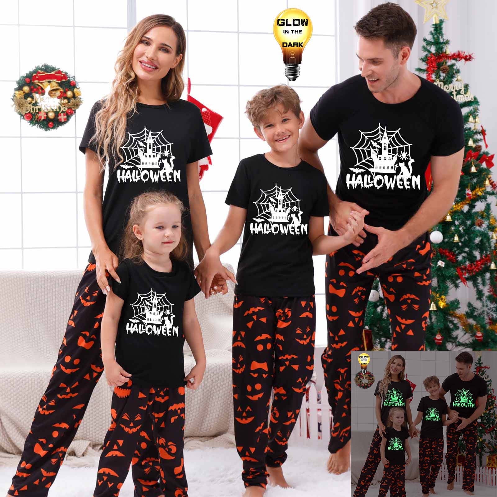 Familien-Pyjama Set - Matching Jumpsuits Mit Kapuze