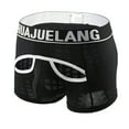 thumbnail image 1 of Odeerbi Mens Sexy Underwear Boxer Briefs 2025 Fashion Breathable Boxer Shorts Black, 1 of 3