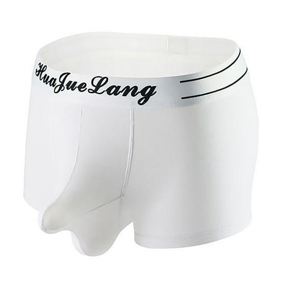 Odeerbi Mens Sexy Underwear Boxer Briefs 2025 Fashion Breathable Boxer Shorts Dark Blue