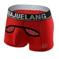 thumbnail image 1 of Odeerbi Mens Sexy Underwear Boxer Briefs 2025 Fashion Breathable Boxer Shorts Red, 1 of 3