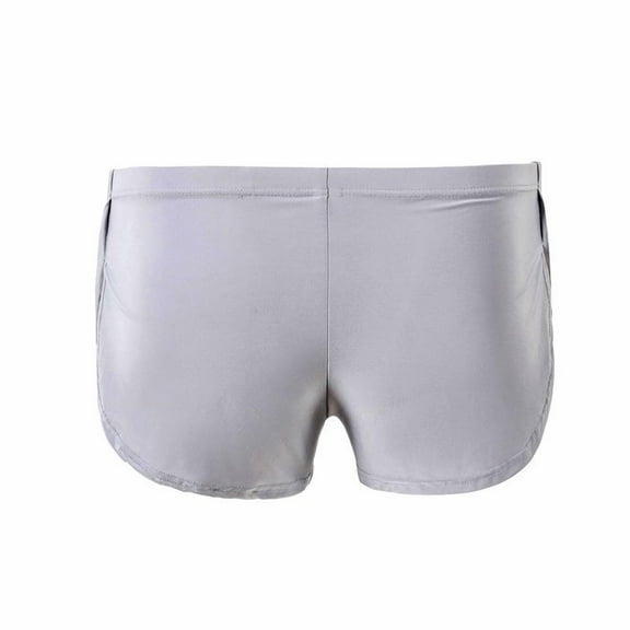 Odeerbi Mens Sexy Underwear Boxer Briefs 2025 Fashion Breathable Nylon Mesh Thong Cool Comfortable Boxer White