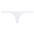 thumbnail image 1 of Odeerbi Mens Thong Underwear 2025 Casual Fashion Solid Erogenous Ultrabook Low Waist Seamless Thong White, 1 of 3