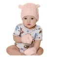 thumbnail image 1 of Odeerbi Newborn Hat Baby Boys Girls Knitted Beanie Hat Newborn Cotton Beanie Cap Winter Warm Hats with Gloves Set, 1 of 6