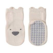 Odeerbi Non-Slip Cotton Socks for Toddler Boys Girls Thermal Socks Baby Kids Indoor Warm Breathable Socks