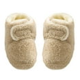 thumbnail image 1 of Odeerbi Non-Slip Fuzzy Slipper Socks for Baby Infant Boys Girls Prewalker Walking Shoes Cotton Thermal Socks Cozy Plush Socks Infant Kids Keep Warm Soft Indoor Shoes, 1 of 5