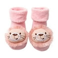 thumbnail image 1 of Odeerbi Non-Slip Slipper Socks for Baby Infant Boys Girls Cotton Prewalker Sock Walking Shoes Knitted Socks Woolen Hoop Middle Tube Floor Socks Cute Walking Socks, 1 of 4