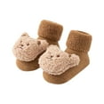 thumbnail image 1 of Odeerbi Non-Slip Slipper Socks for Baby Infant Boys Girls Prewalker Fuzzy Socks Walking Shoes Thermal Cotton Socks Cozy Plush Socks Plush Thickened Floor Socks, 1 of 4