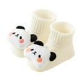 thumbnail image 1 of Odeerbi Non-Slip Slipper Socks for Baby Infant Boys Girls Cotton Prewalker Sock Walking Shoes Fashion Knitted Floor Socks, 1 of 7