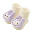 thumbnail image 1 of Odeerbi Non-Slip Slipper Socks for Baby Infant Boys Girls Cotton Prewalker Sock Walking Shoes Fashion Knitted Floor Socks, 1 of 7