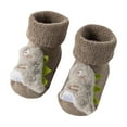 thumbnail image 1 of Odeerbi Non-Slip Slipper Socks for Baby Infant Boys Girls Cotton Prewalker Sock Walking Shoes Printing Floor Socks Indoor in Tube Socks, 1 of 3