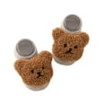 thumbnail image 1 of Odeerbi Non-Slip Slipper Socks for Baby Infant Boys Girls Cotton Prewalker Walking Shoes Plush Thickened Floor Socks, 1 of 4