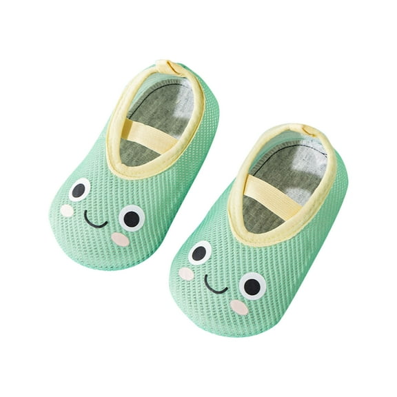 Odeerbi Non-Slip Slipper Socks for Baby Infant Boys Girls Prewalker Cotton Ankle Socks Walking Shoes Cartoon Socks