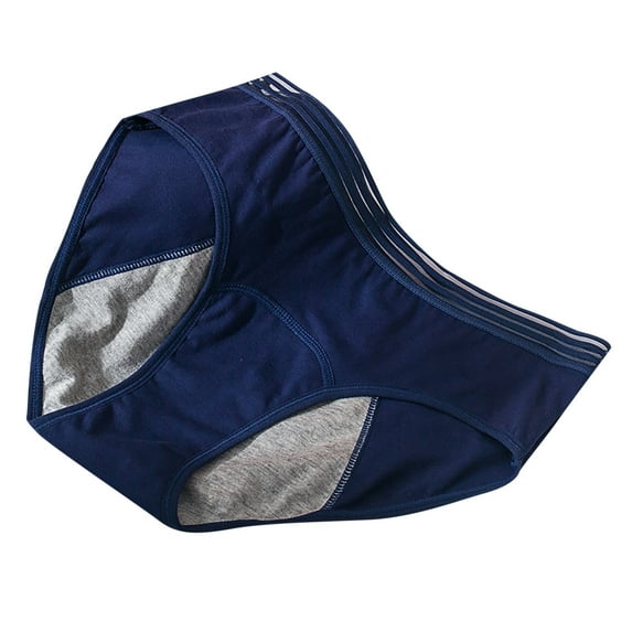 Odeerbi Period Underwear for Women 2025 Medium High Waist Underwear Pink