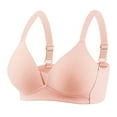 thumbnail image 1 of Odeerbi Plus Size Bras for Women Comfortable Breathable Underwear No Rims Hot Pink, 1 of 8