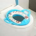 thumbnail image 1 of Odeerbi Potty Training Seat For Kids Boy Girl Toilet Seat With Cushion Handle Backrest, 1 of 6