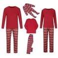 thumbnail image 1 of Odeerbi Reduced Christmas Pajamas For Family Matching Outfits Boys Girls Fashion Print Long Sleeve Top Pants Suit Wear Dad, 1 of 8