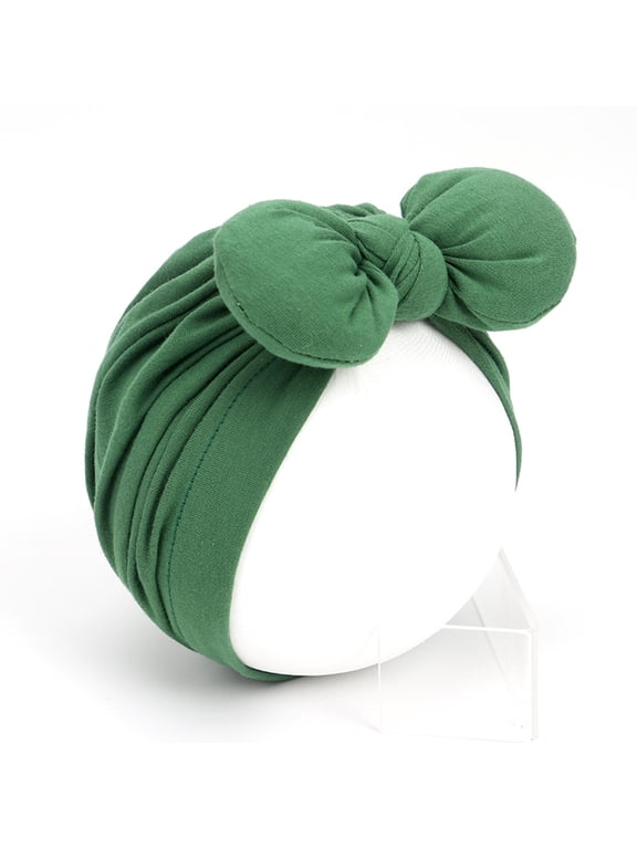 Reduced Toddler Baby Girls Cotton Bow Headwrap Headband Knot Turban Hairband