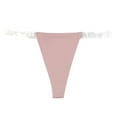 thumbnail image 1 of Odeerbi Seamless Underwear for Women 2025 Fashion Sexy Breathable Low Waist G-string Panties Khaki, 1 of 5