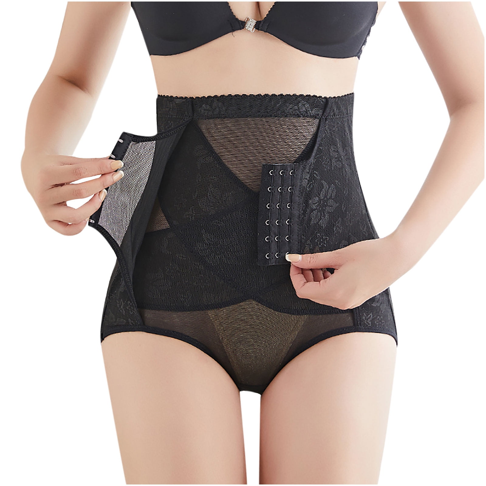 Odeerbi Corset Top for Women 2024 Shapewear Bodyshaper Tummy Control Waist  Trainer Small Waistcoat With Wrapped Chest Slim Waist And Shoulder Vest  Black 