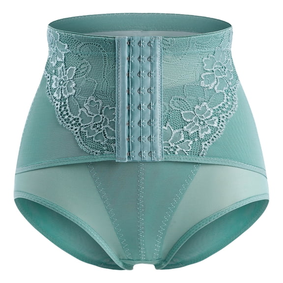 Odeerbi Shapewear for Women 2025 Tummy Control Bodysuit Lace Open File Temptation Plus Size Panties Low Waist Free Erogenous Breifs Army Green