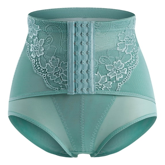 Odeerbi Shapewear for Women 2025 Tummy Control Bodysuit Lace Open File Temptation Plus Size Panties Low Waist Free Erogenous Breifs Army Green