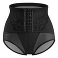 thumbnail image 1 of Odeerbi Shapewear for Women 2025 Tummy Control Bodysuit Lace Open File Temptation Plus Size Panties Low Waist Free Erogenous Breifs Black, 1 of 9