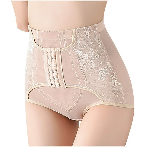 Odeerbi Shapewear for Women 2025 Tummy Control Bodysuit Mesh Wrap Waist Belt Slimming Body Shaper Clothes Waist Trainer Shapewear Underpants Khaki