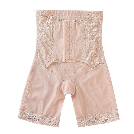 Odeerbi Shapewear for Women 2025 Tummy Control Waist Trainer Waist Lace Body Shaper Corset Tummy Slimming Girdles Shaping Clothes Black